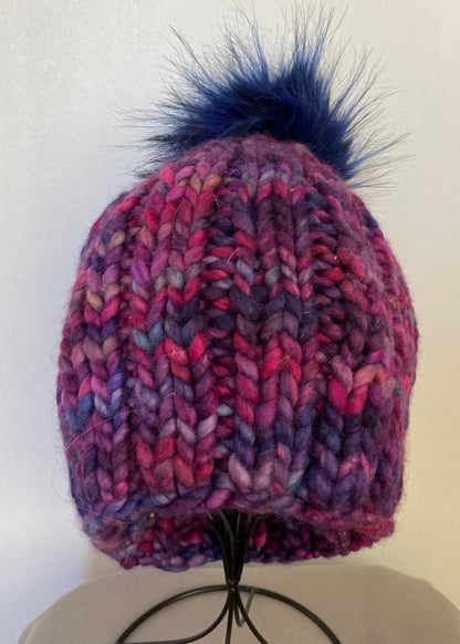 Winter Warmer Hat (purples)