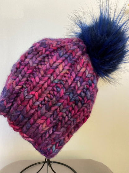 Winter Warmer Hat (purples)