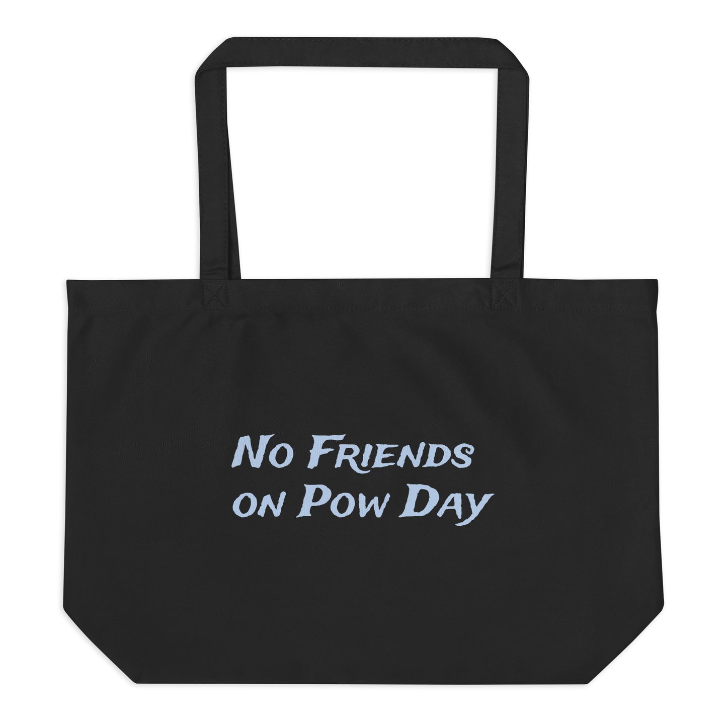 Pow Day Large Organic Tote Bag