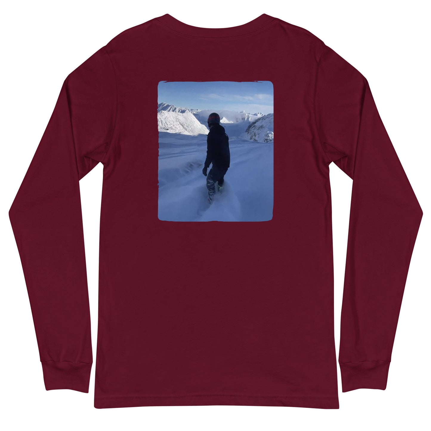 Pow Day w/Boarder Long Sleeve Tee