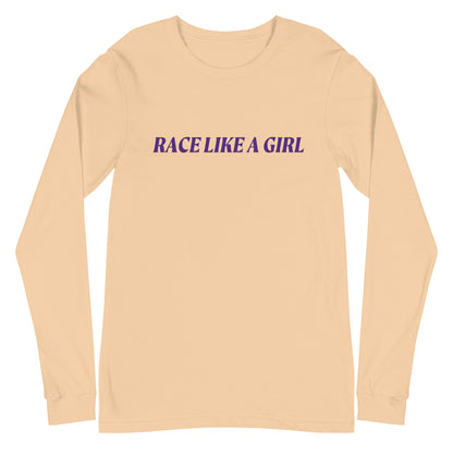 Race Like a Girl Long Sleeve Tee