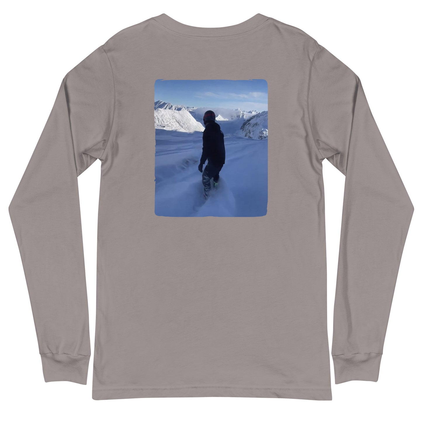 Pow Day w/Boarder Long Sleeve Tee