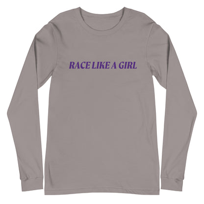 Race Like a Girl Long Sleeve Tee