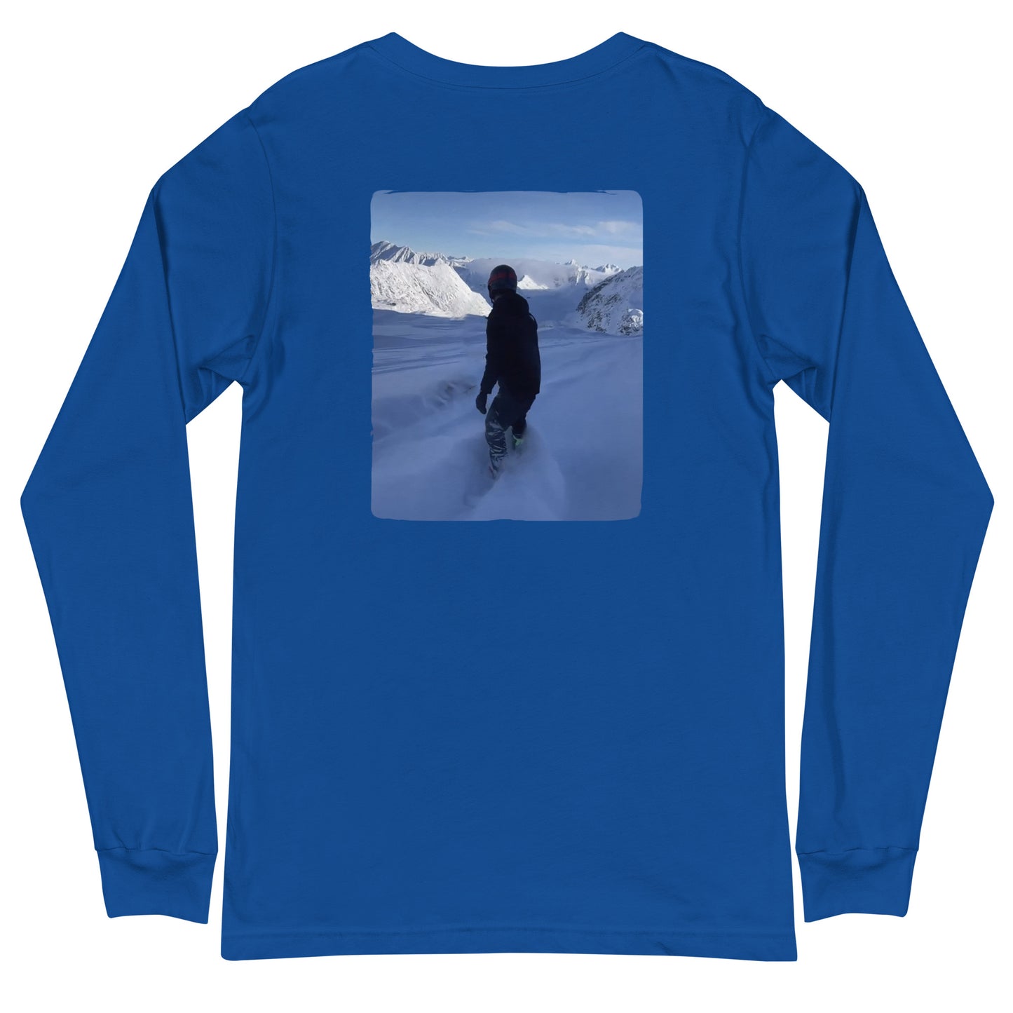 Pow Day w/Boarder Long Sleeve Tee